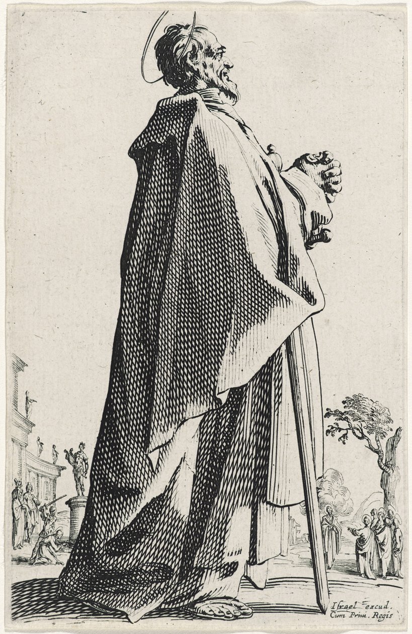 Pyhä Mateus Suurista apostoleista, 1631 tekijältä Jacques Callot
