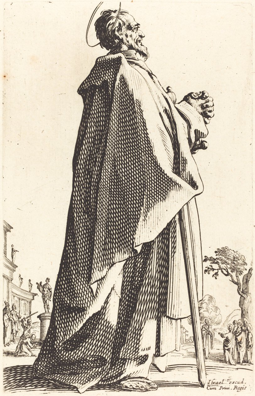 Pyhä Matteus, julkaistu 1631. tekijältä Jacques Callot