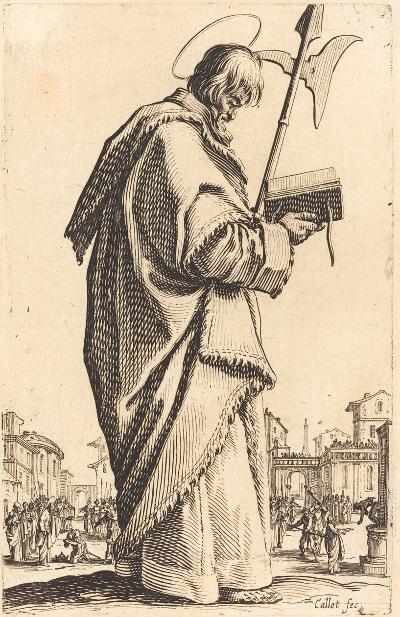 Pyhä Mattias tekijältä Jacques Callot