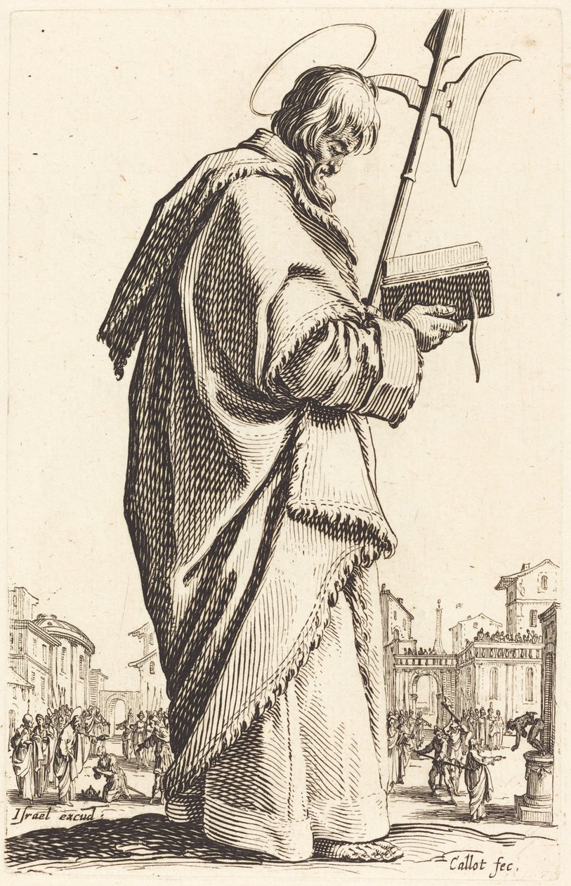 Pyhä Mattias tekijältä Jacques Callot