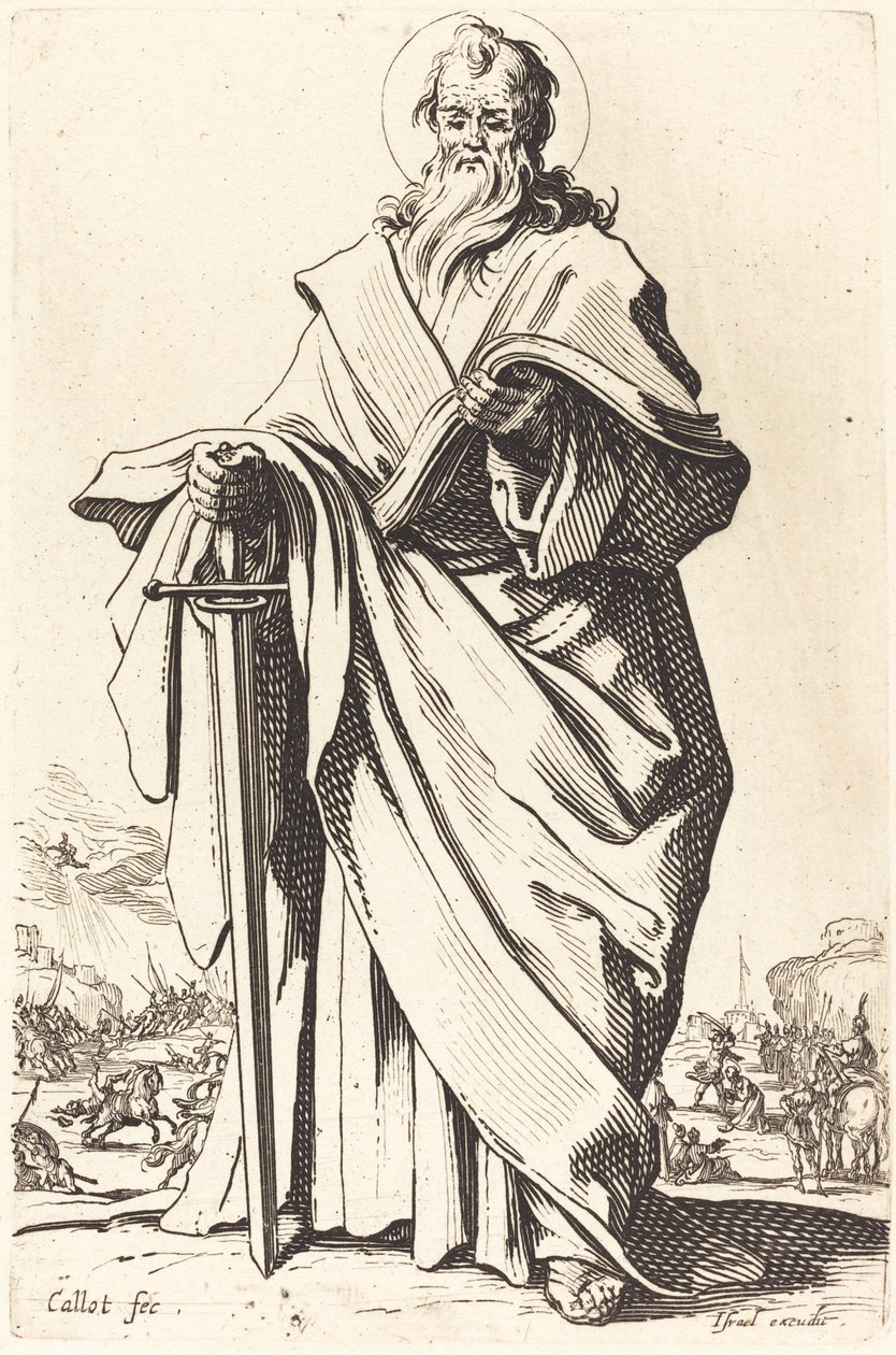 Pyhä Paavali tekijältä Jacques Callot