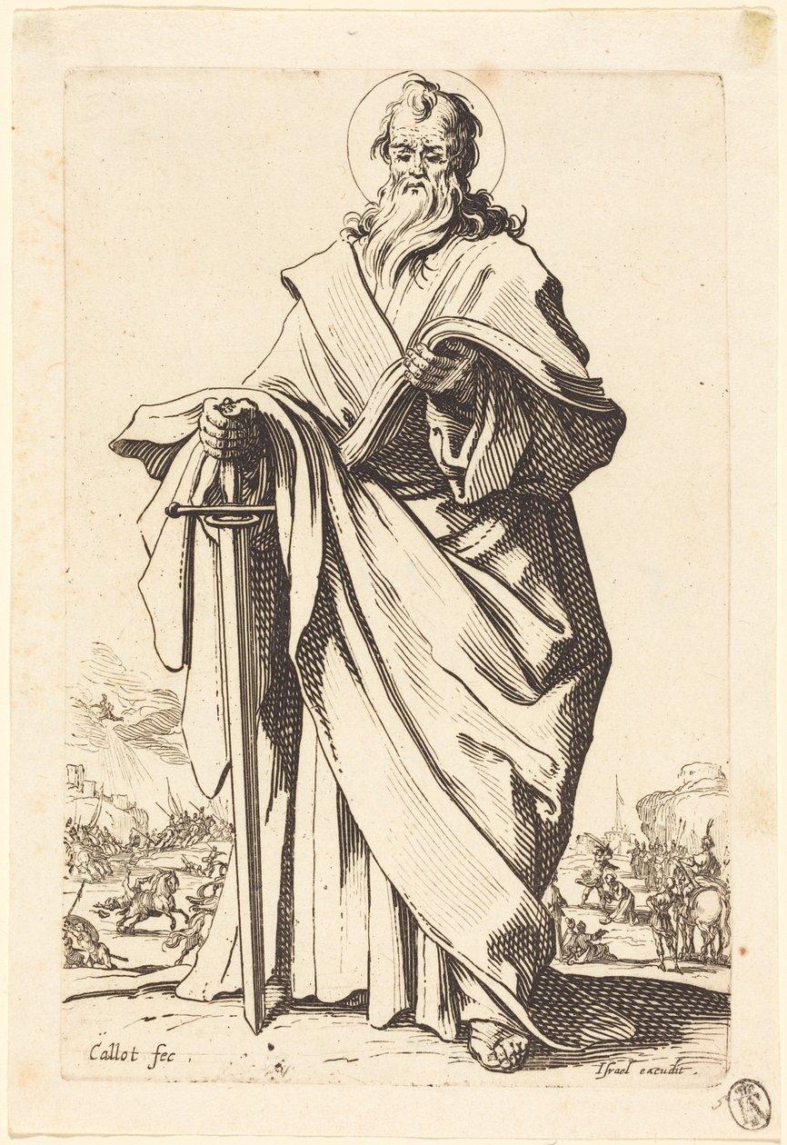 Pyhä Paavali tekijältä Jacques Callot