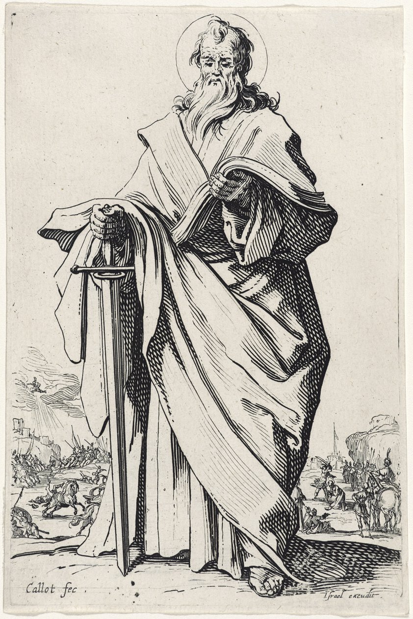 Pyhä Paavali Suurista apostoleista, 1631 tekijältä Jacques Callot