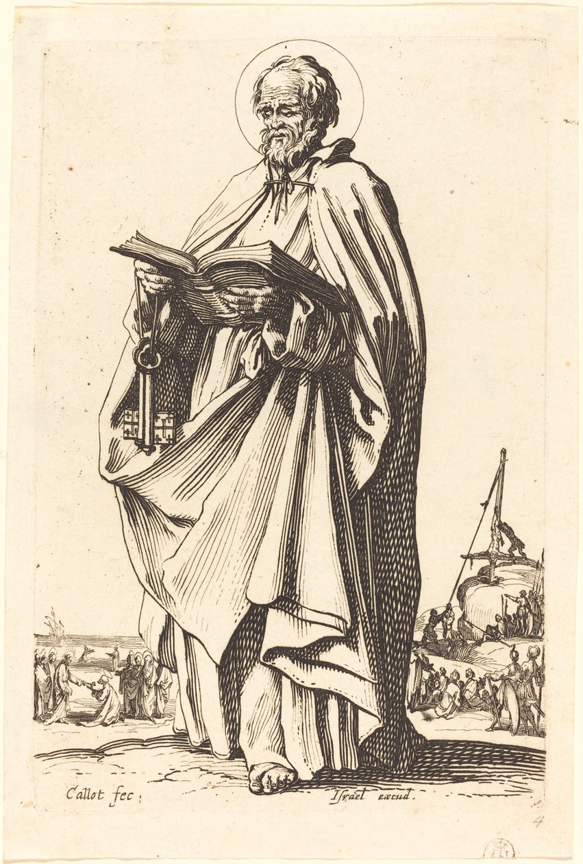 Pyhä Pietari tekijältä Jacques Callot