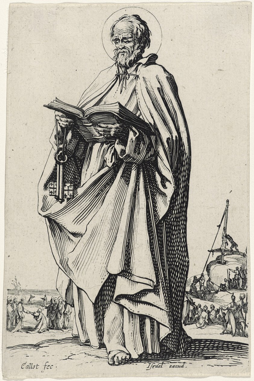 Pyhä Pietari suurista apostoleista, 1631 tekijältä Jacques Callot