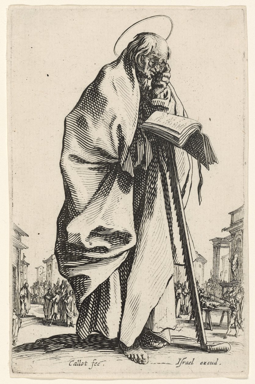 Pyhä Simon suurista apostoleista, 1631 tekijältä Jacques Callot
