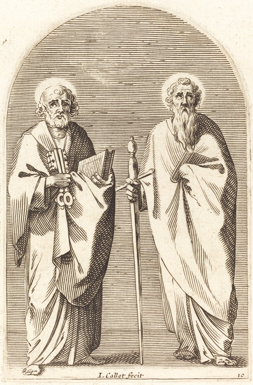 Pyhät Pietari ja Paavali tekijältä Jacques Callot