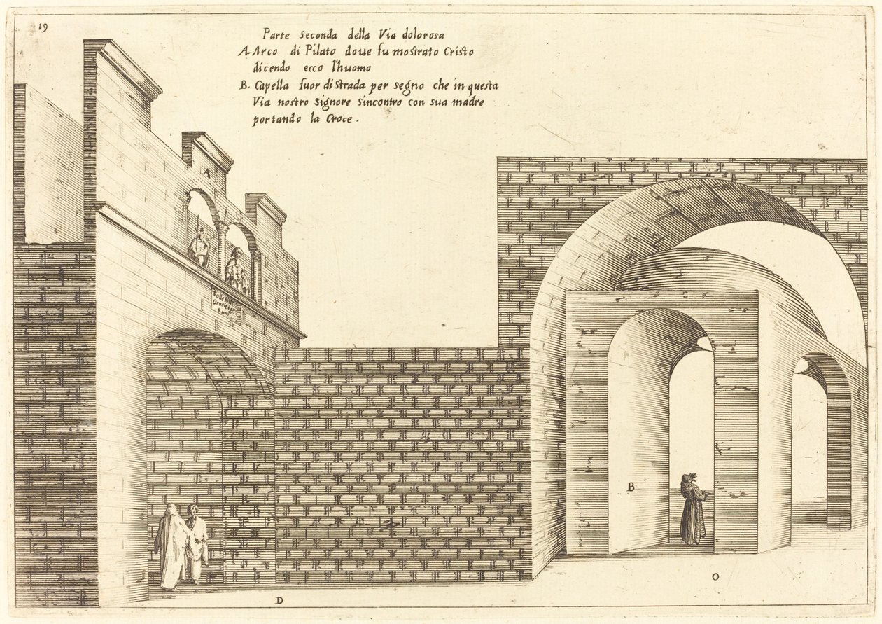 Via Dolorosan toinen osa tekijältä Jacques Callot