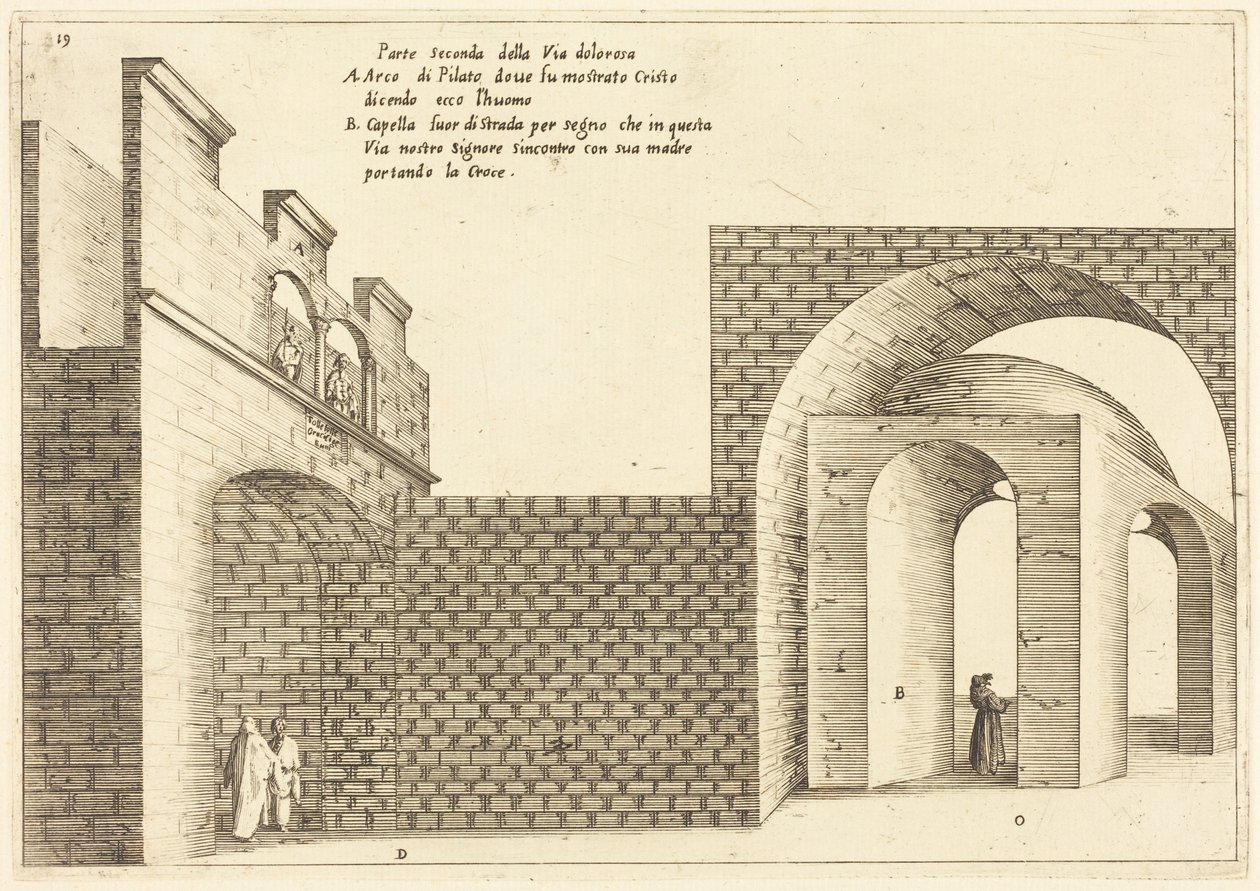 Via Dolorosan toinen osa tekijältä Jacques Callot
