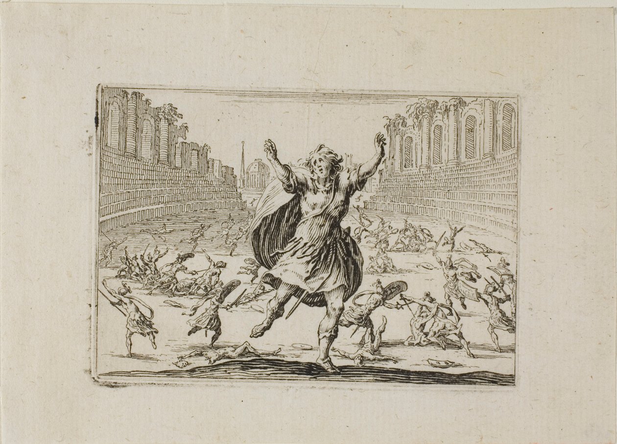 Kahakka sirkuksessa, The Capricesista tekijältä Jacques Callot