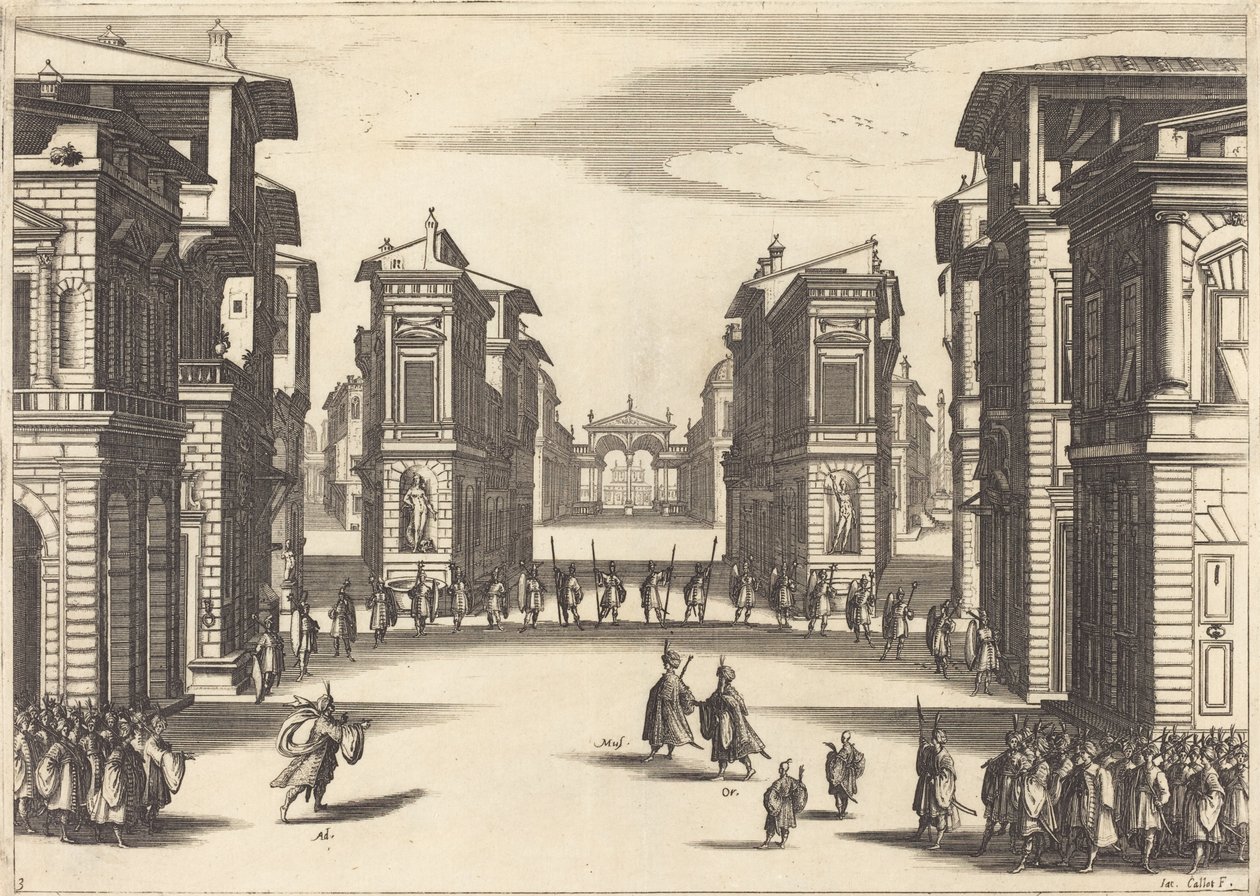Soliman, Act III tekijältä Jacques Callot