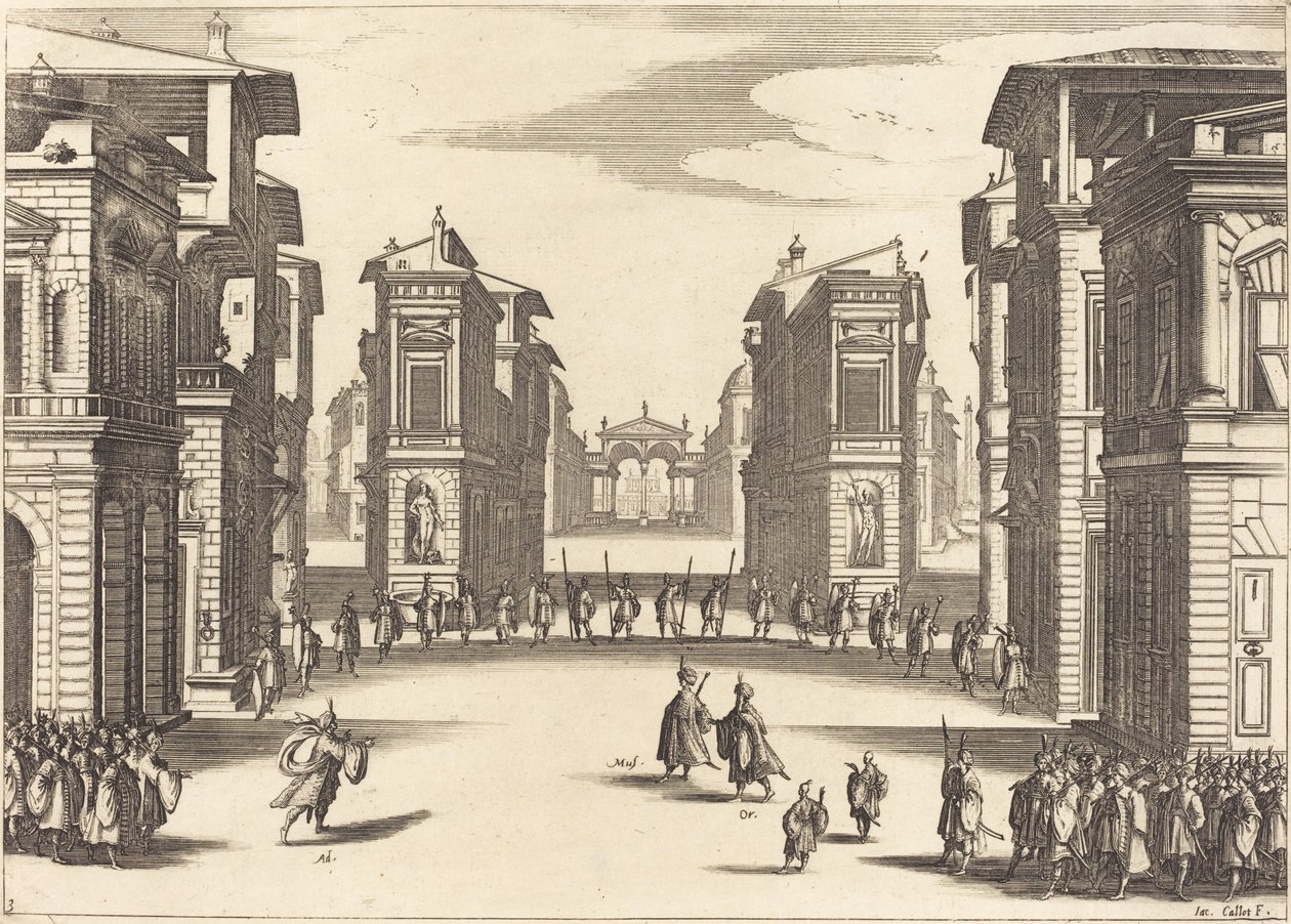 Soliman, Act III tekijältä Jacques Callot