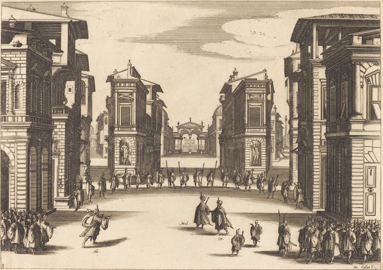 Soliman, näytös III, tekijältä Jacques Callot