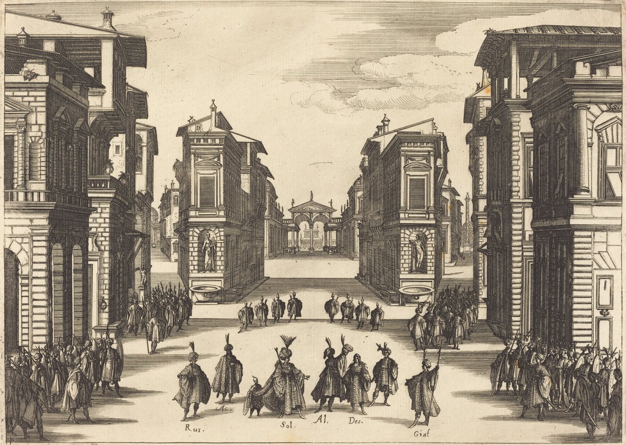 Suleiman, Act IV tekijältä Jacques Callot