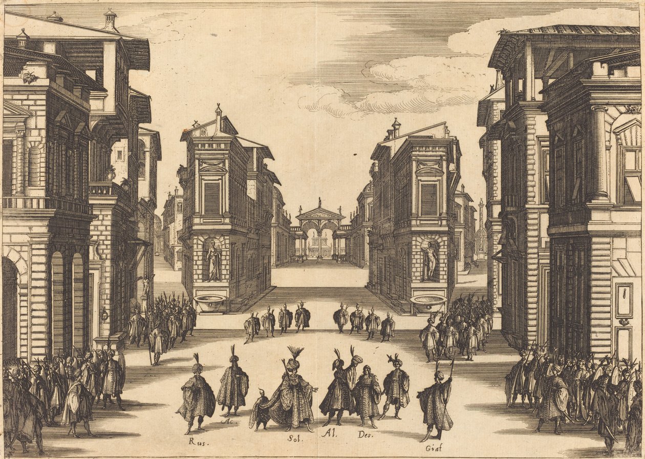 Suleiman, Act IV tekijältä Jacques Callot