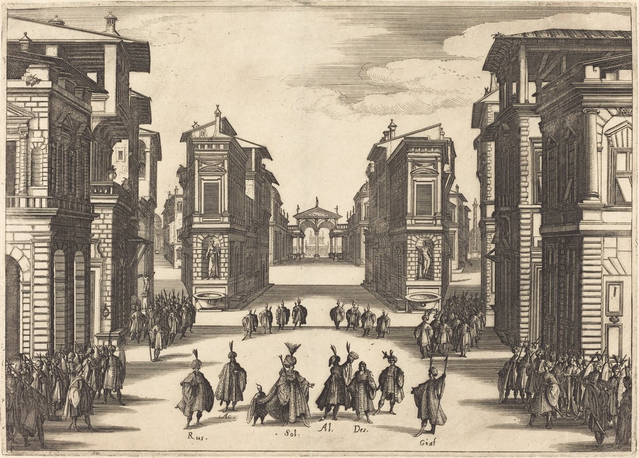 Suleiman, laki IV, 1620. tekijältä Jacques Callot