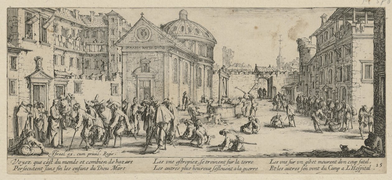 Sairaala, sarjan ”Sodan kauhut” 15. osa tekijältä Jacques Callot