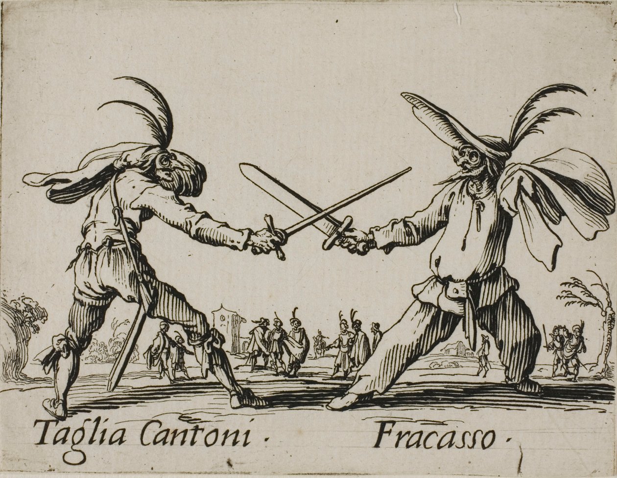Taglia Cantoni - Fracasso, levy 24 Balli di Sfessanialta tekijältä Jacques Callot