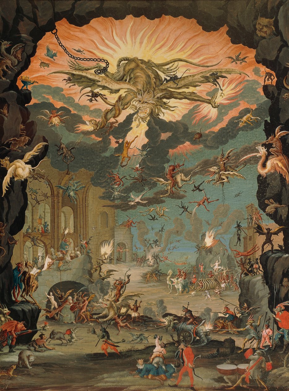 Pyhän Anthonyn kiusaus, Jacques Callot (1592-1635) tekijältä Jacques Callot