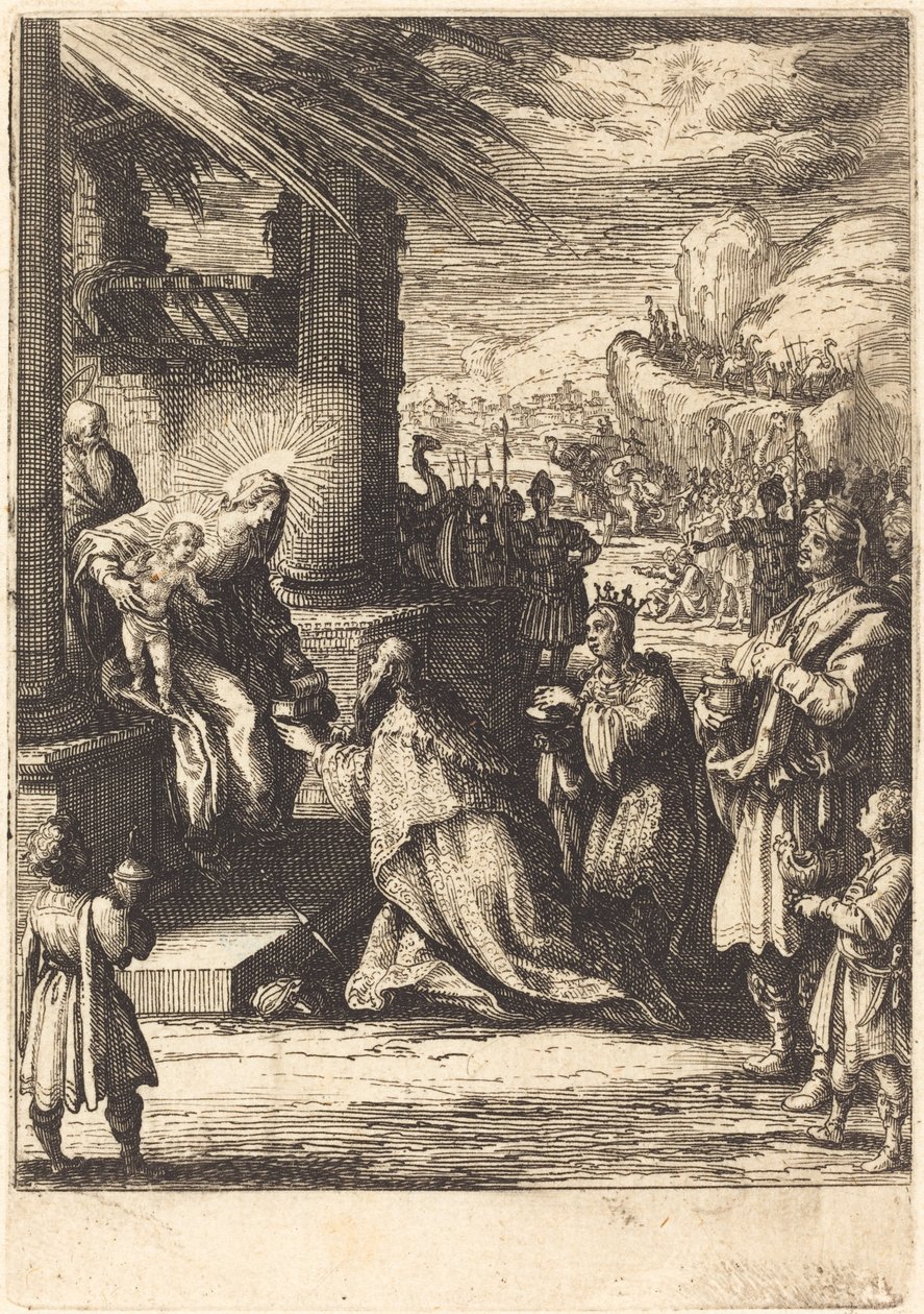 Maagien palvonta tekijältä Jacques Callot