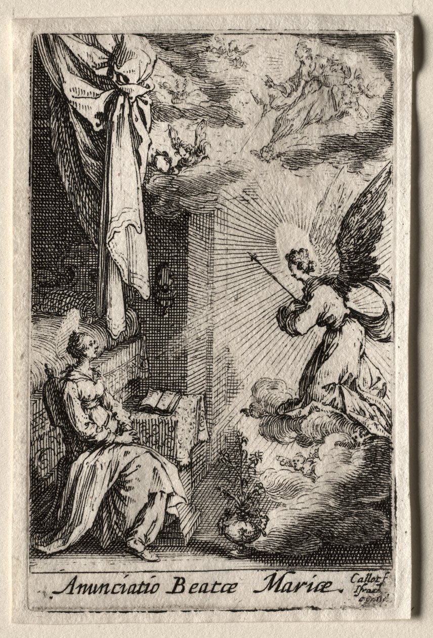 Neitsyen elämä: Ilmoitus tekijältä Jacques Callot