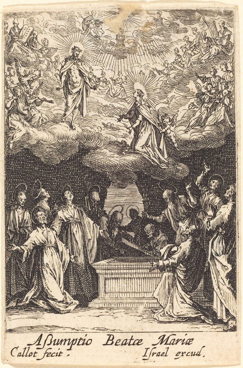 Neitsyt taivaaseenastuminen tekijältä Jacques Callot