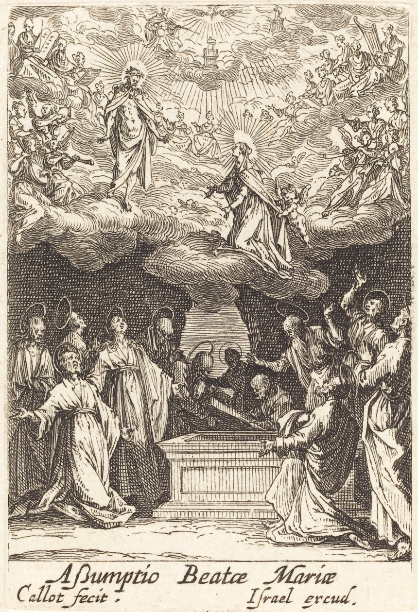 Neitsyt taivaaseenastuminen tekijältä Jacques Callot