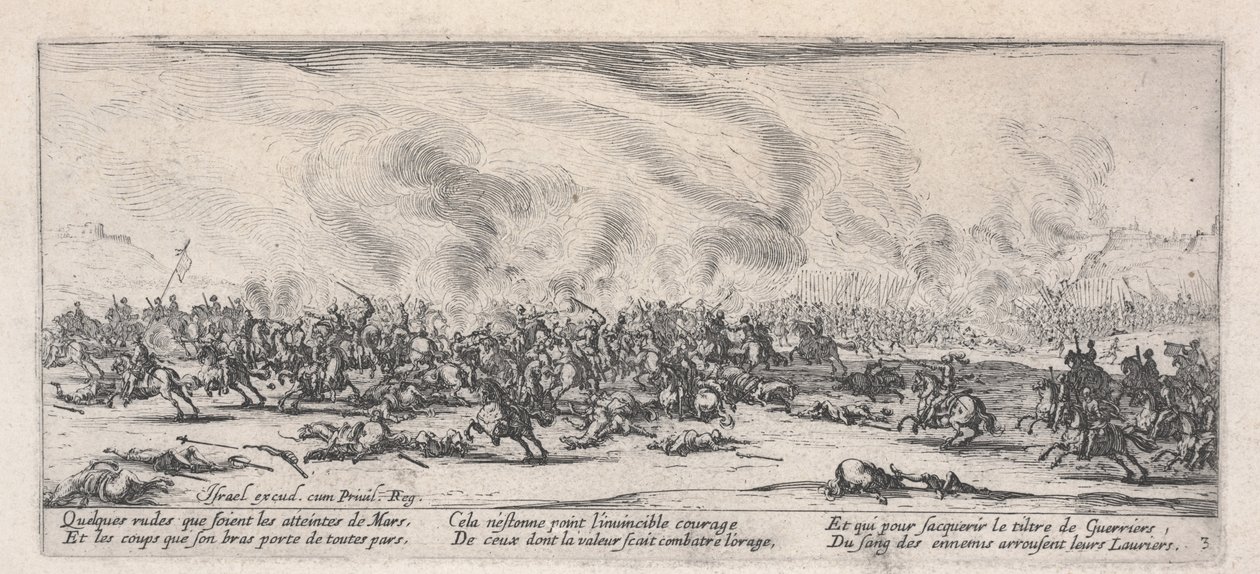 Taistelu (La Bataille), Sodan kurjuudesta tekijältä Jacques Callot