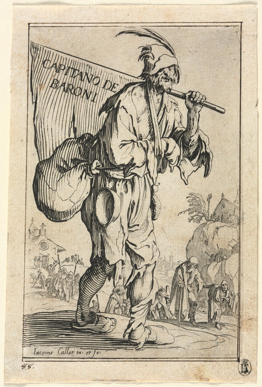 Kerjäläiset tekijältä Jacques Callot