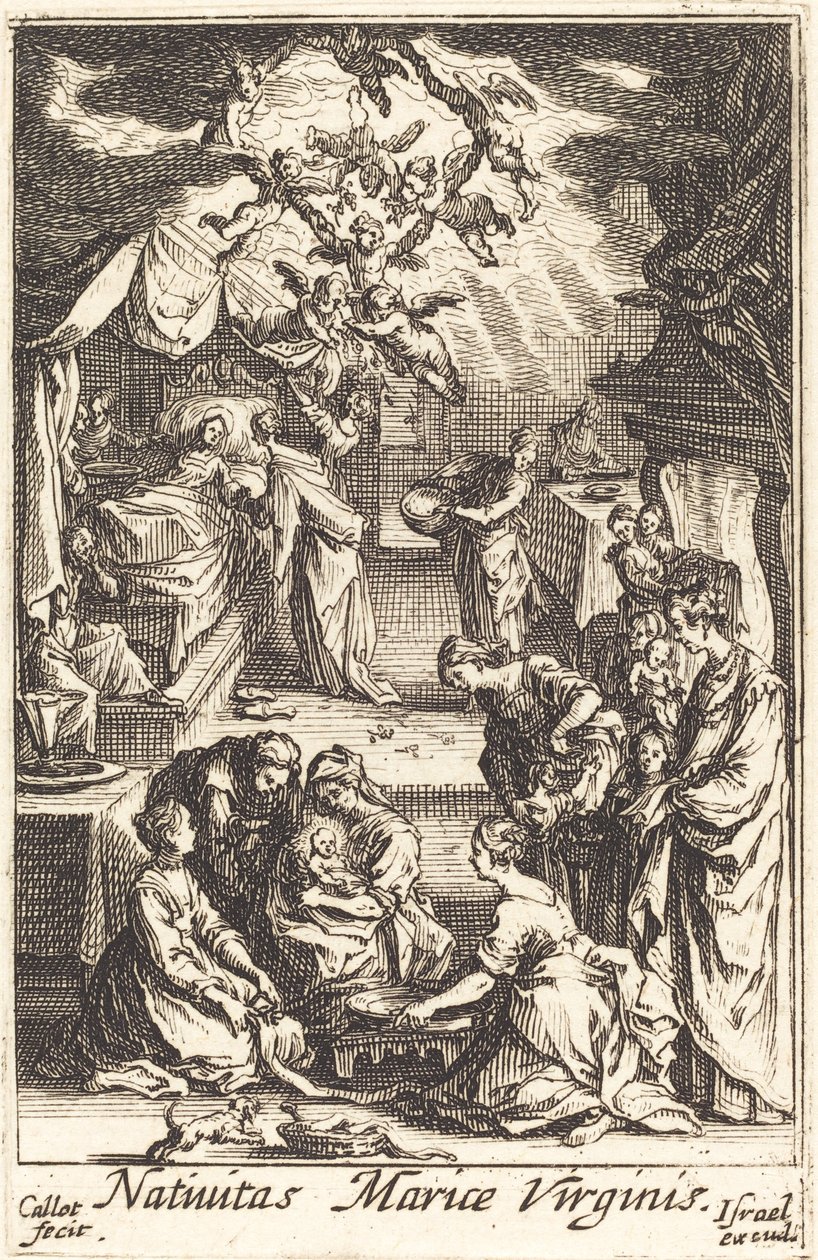 Neitsyen syntymä tekijältä Jacques Callot