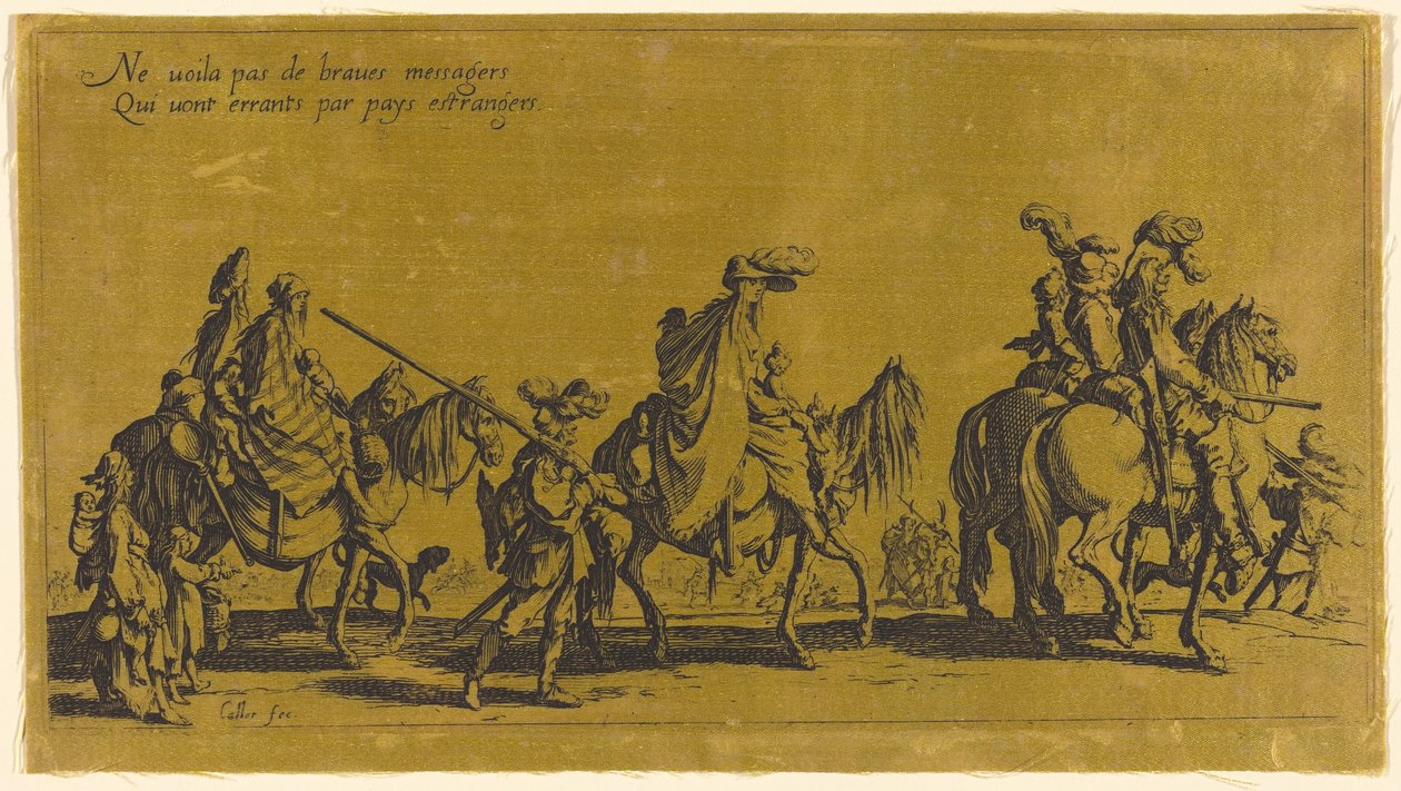 Die Bohemiens marschieren: Die Vorhut tekijältä Jacques Callot