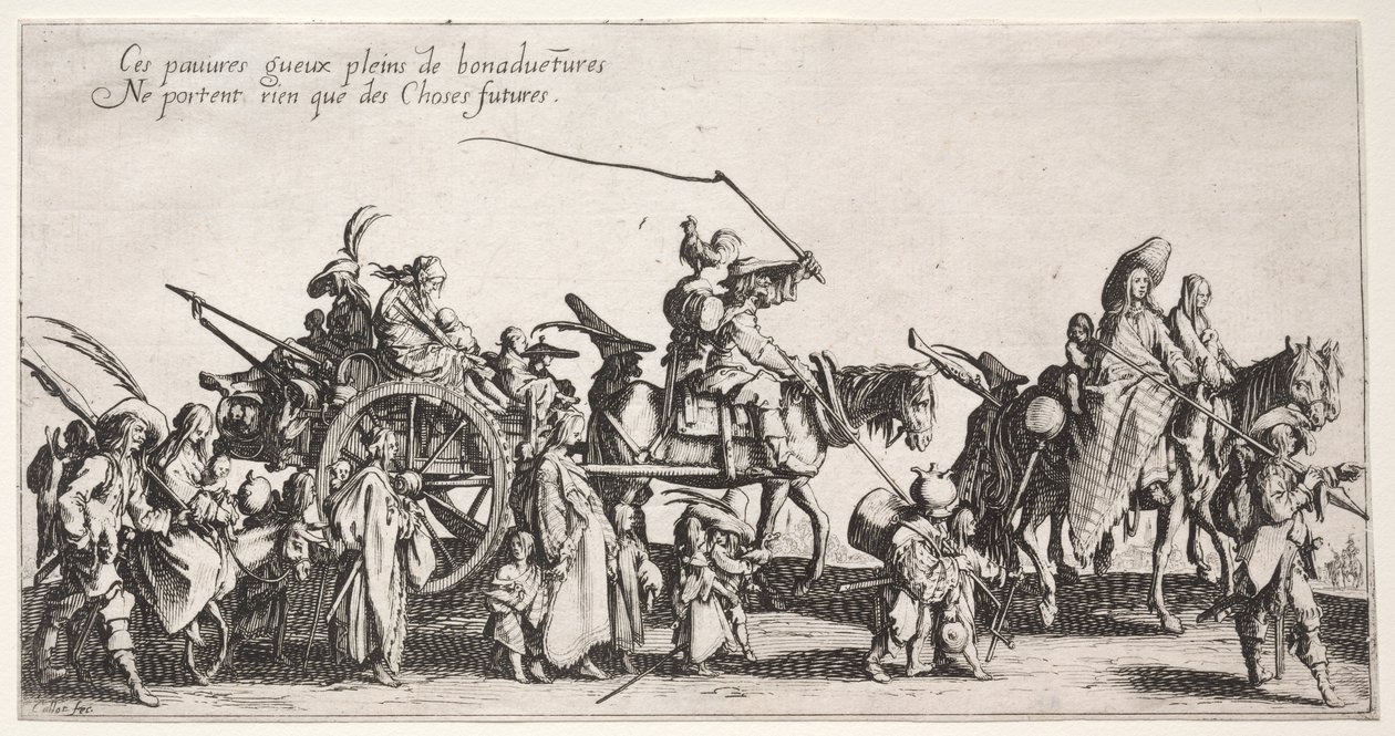 Bohemians, n. 1621-1625. tekijältä Jacques Callot