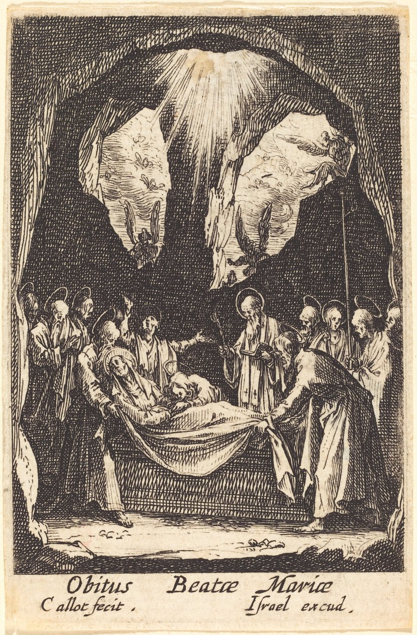 Neitsyen hautaus tekijältä Jacques Callot