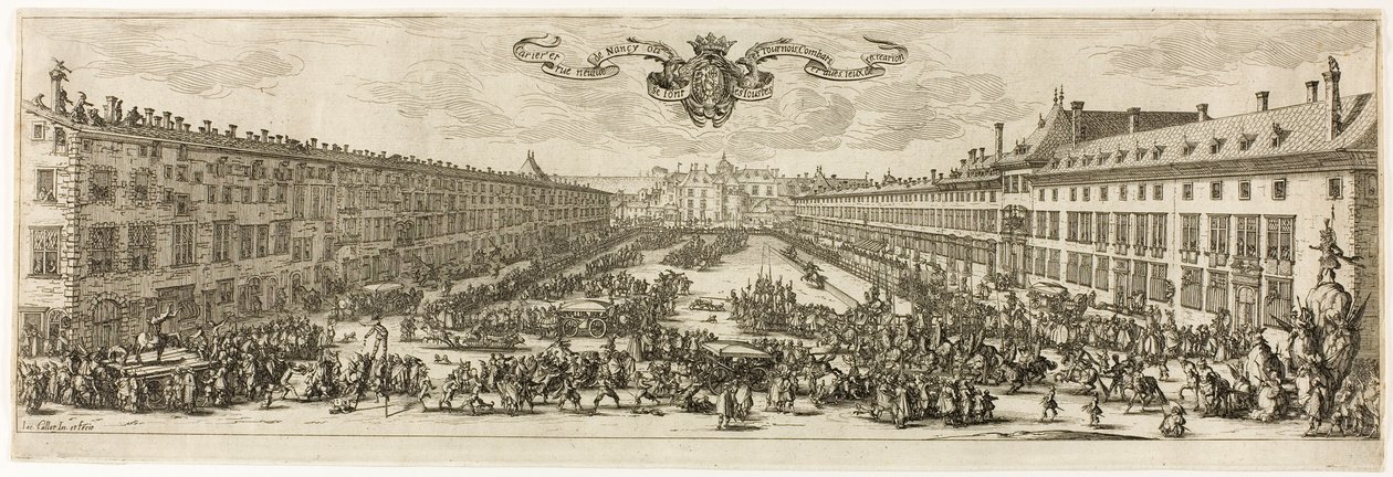 Carrière tai Rue Neuve Nancyssa (The New Street) tekijältä Jacques Callot