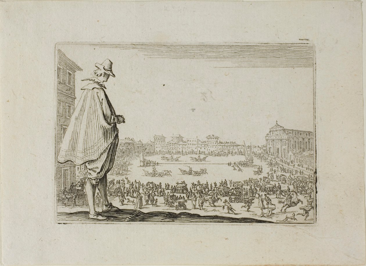 Chariot Races Santa Mariassa, Capricesista tekijältä Jacques Callot