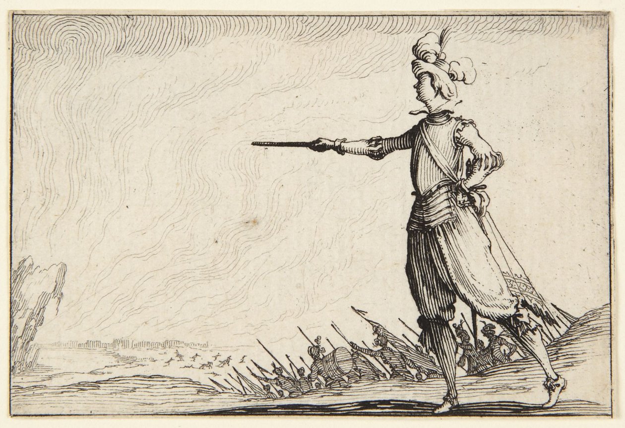 Jalkautunut komentaja tekijältä Jacques Callot