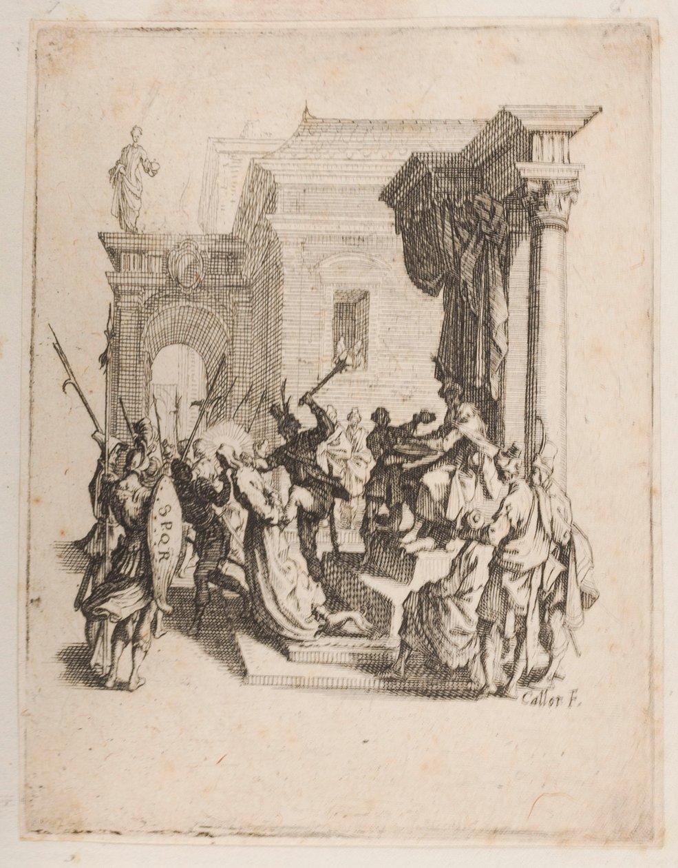 Tuomitseminen, ei. 5/11 La Petite Passionista tekijältä Jacques Callot