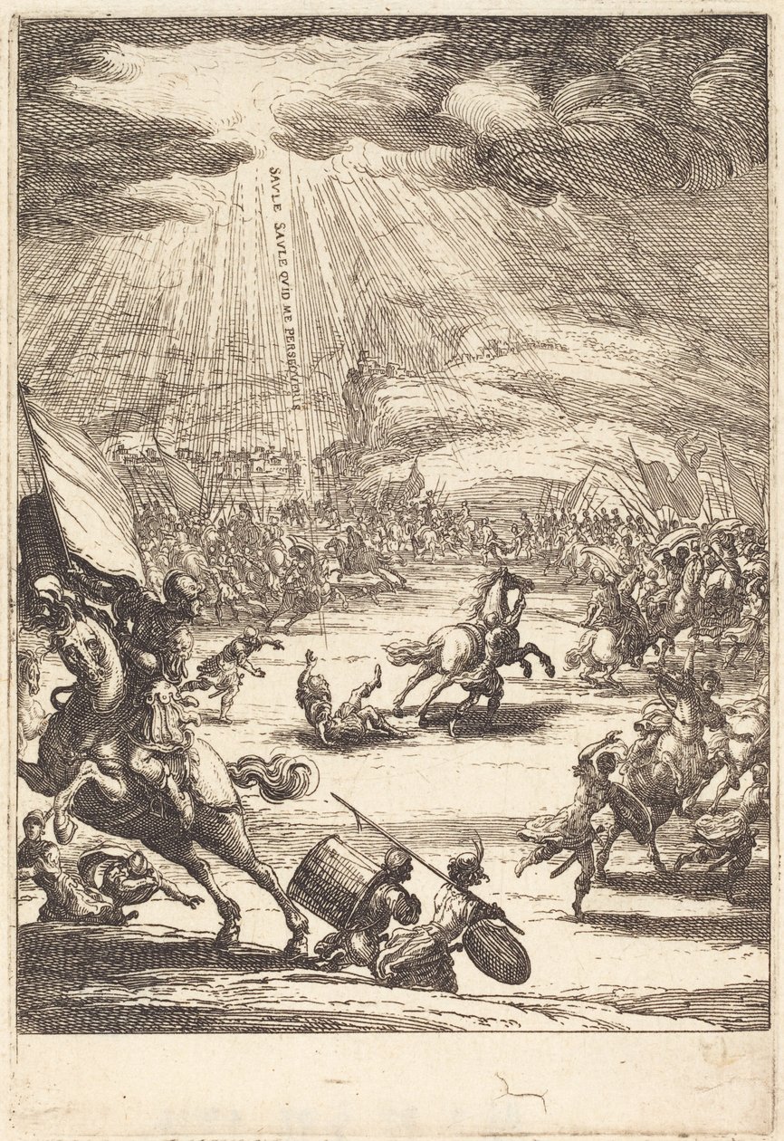 Pyhän Paavalin kääntymys tekijältä Jacques Callot