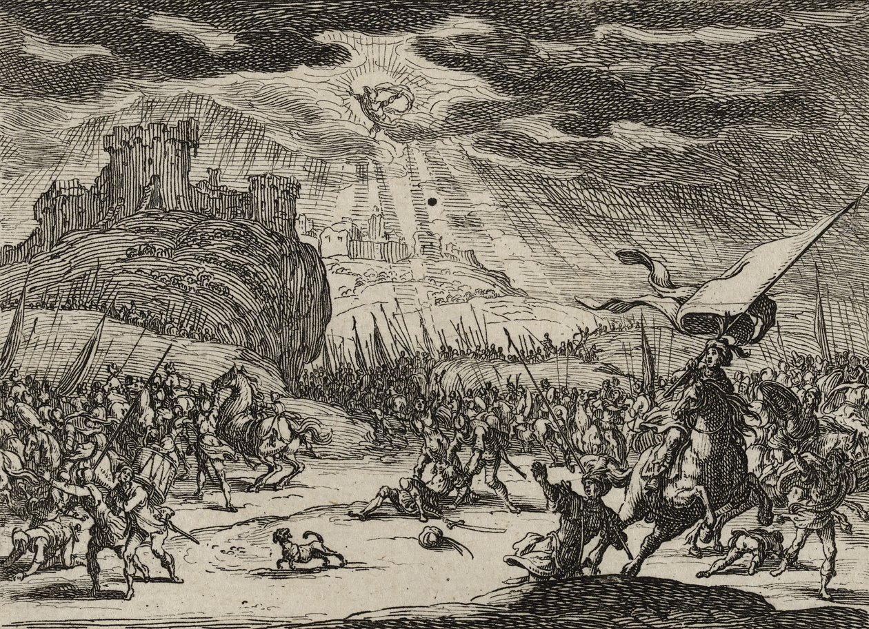 Pyhän Paavalin kääntymys, 1635 tekijältä Jacques Callot