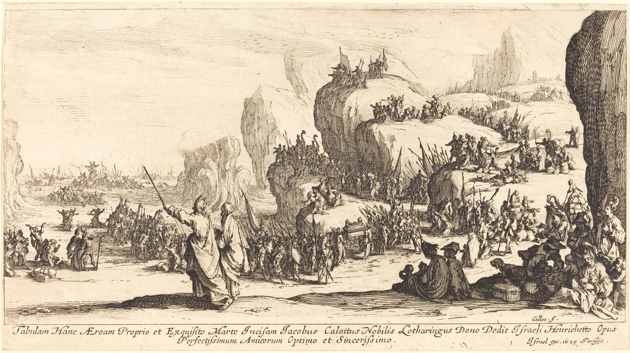 Punaisenmeren ylitys tekijältä Jacques Callot