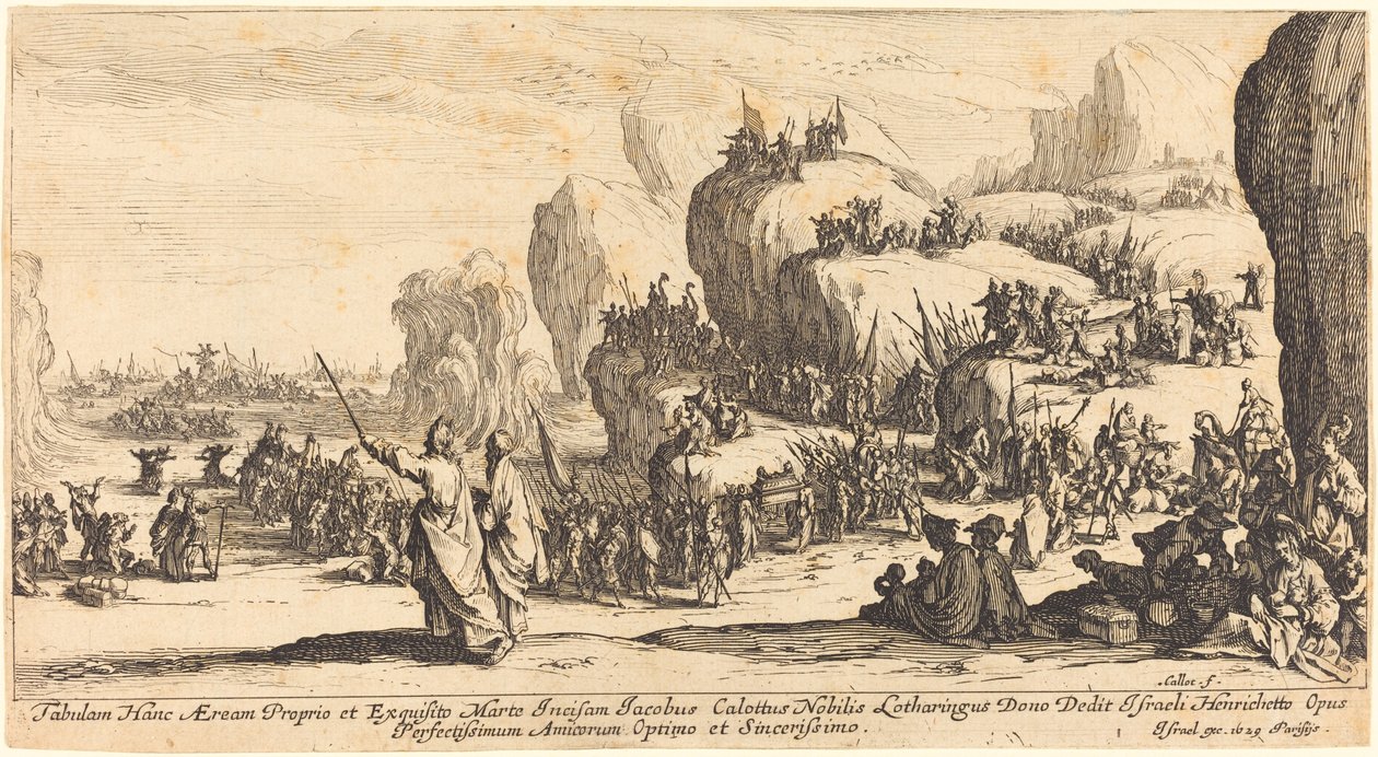 Punaisenmeren ylitys tekijältä Jacques Callot
