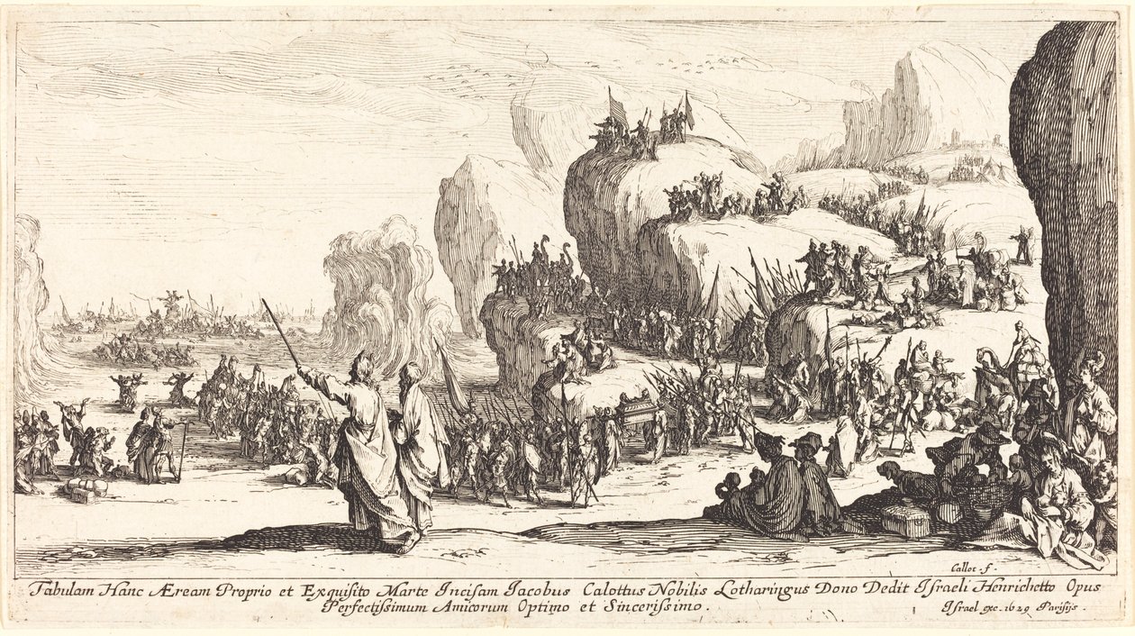 Punaisenmeren ylitys tekijältä Jacques Callot