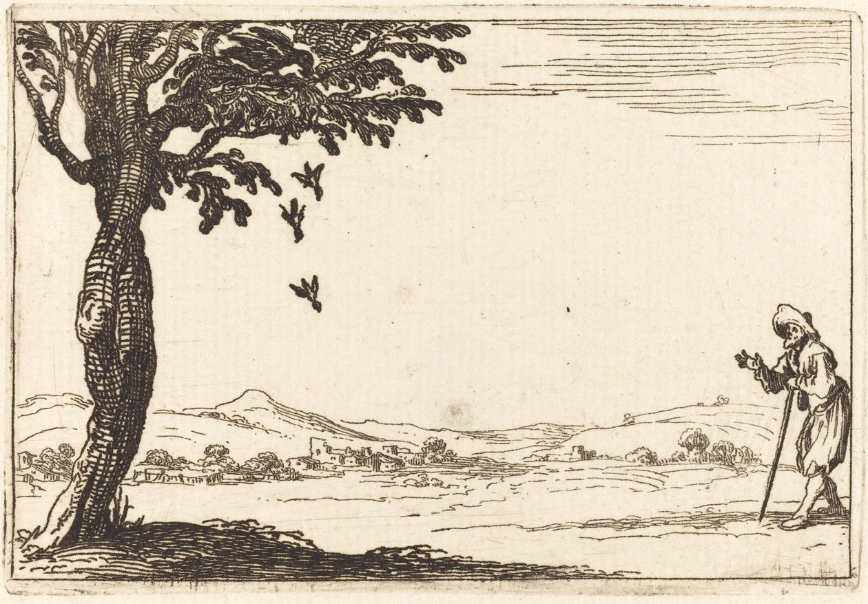 Varis ja hänen nuorensa tekijältä Jacques Callot