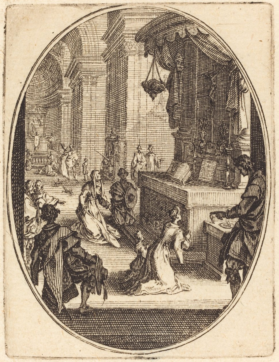 Jumalan kultti tekijältä Jacques Callot