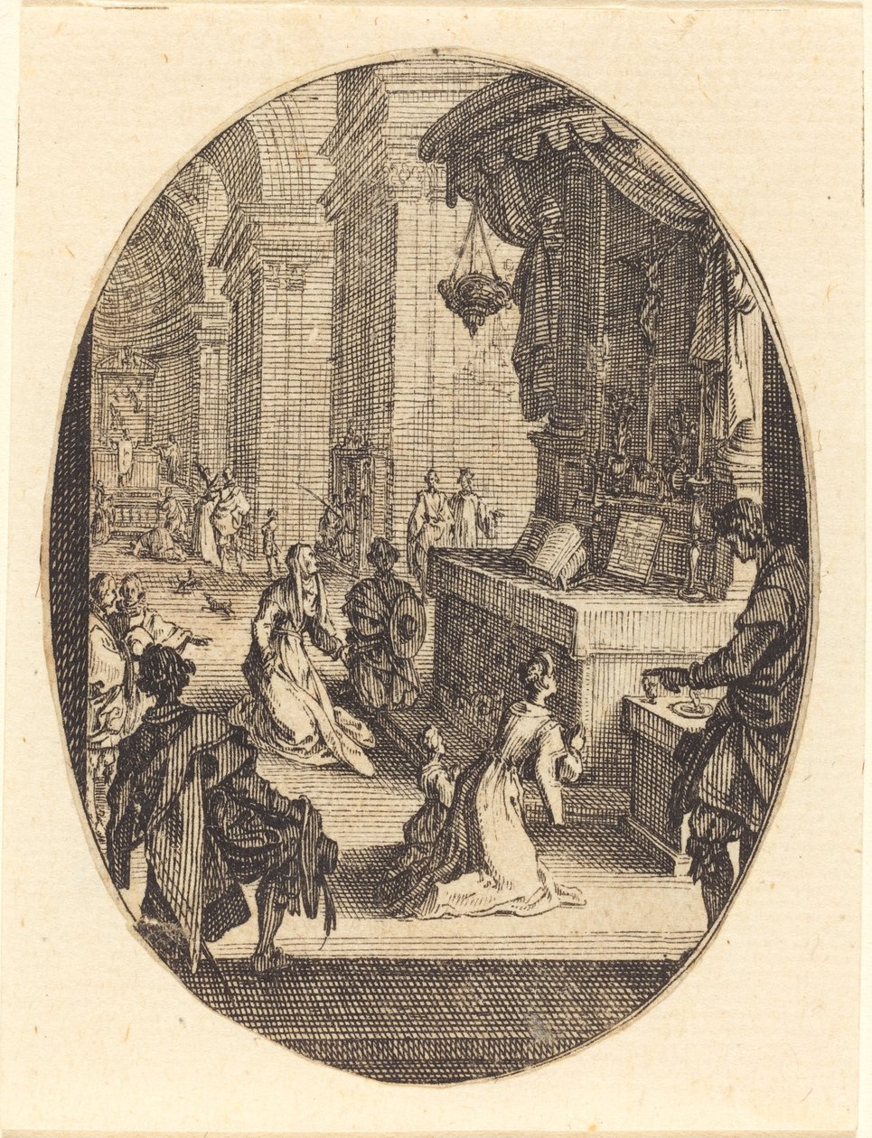 Jumalan kultti tekijältä Jacques Callot