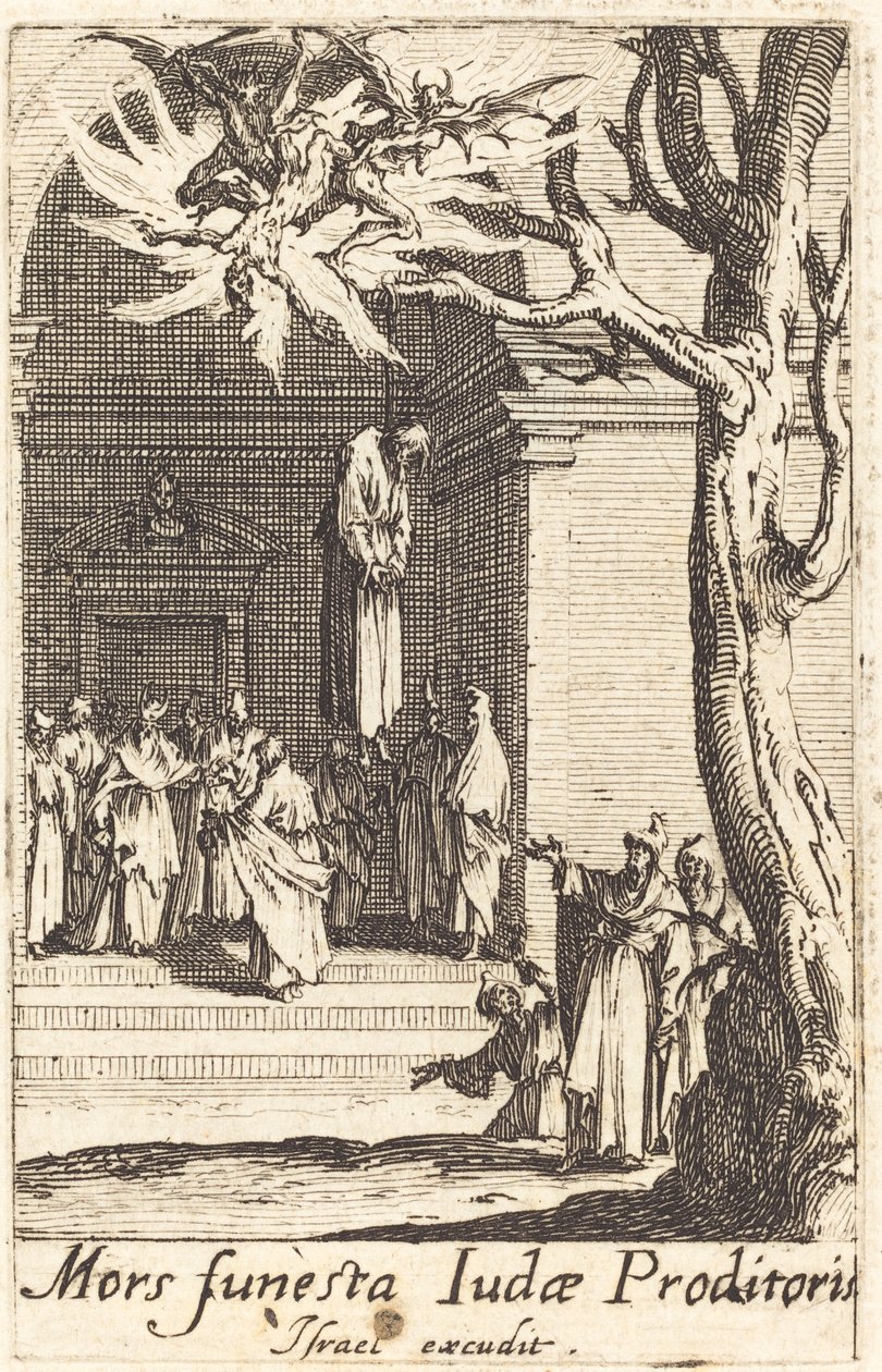 Juudaksen kuolema tekijältä Jacques Callot