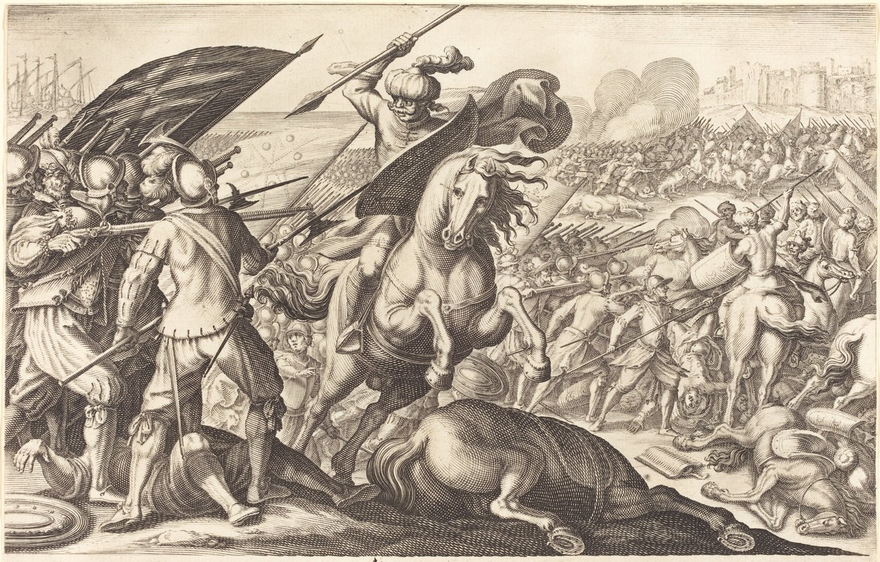 Turkin ratsuväen tappio tekijältä Jacques Callot