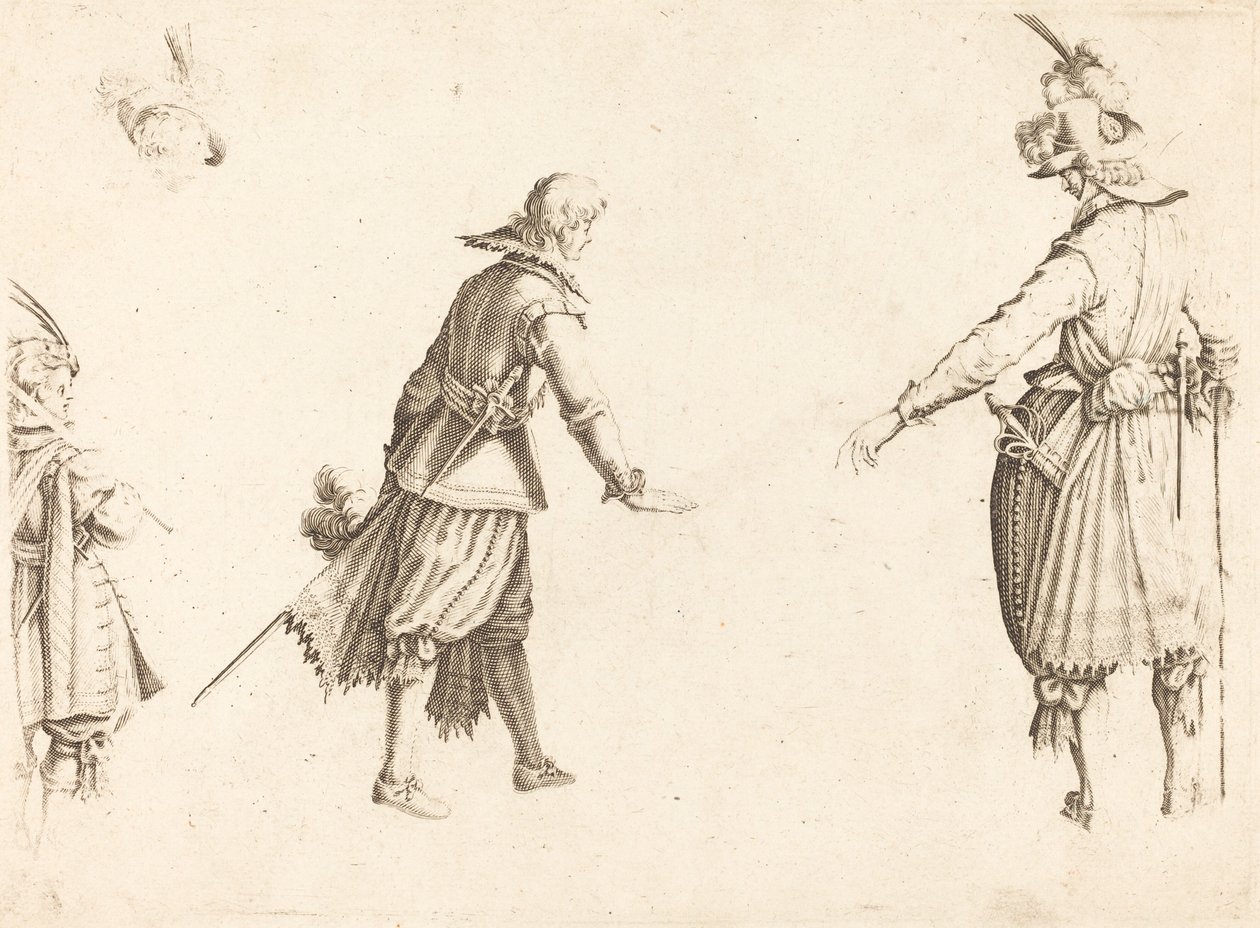 Joukkojen ilmoittautuminen tekijältä Jacques Callot