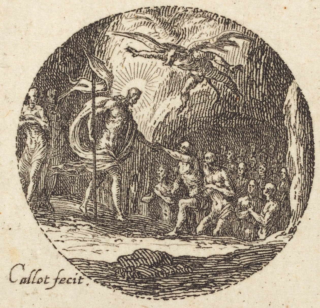 The Tombment, c. 1631. tekijältä Jacques Callot