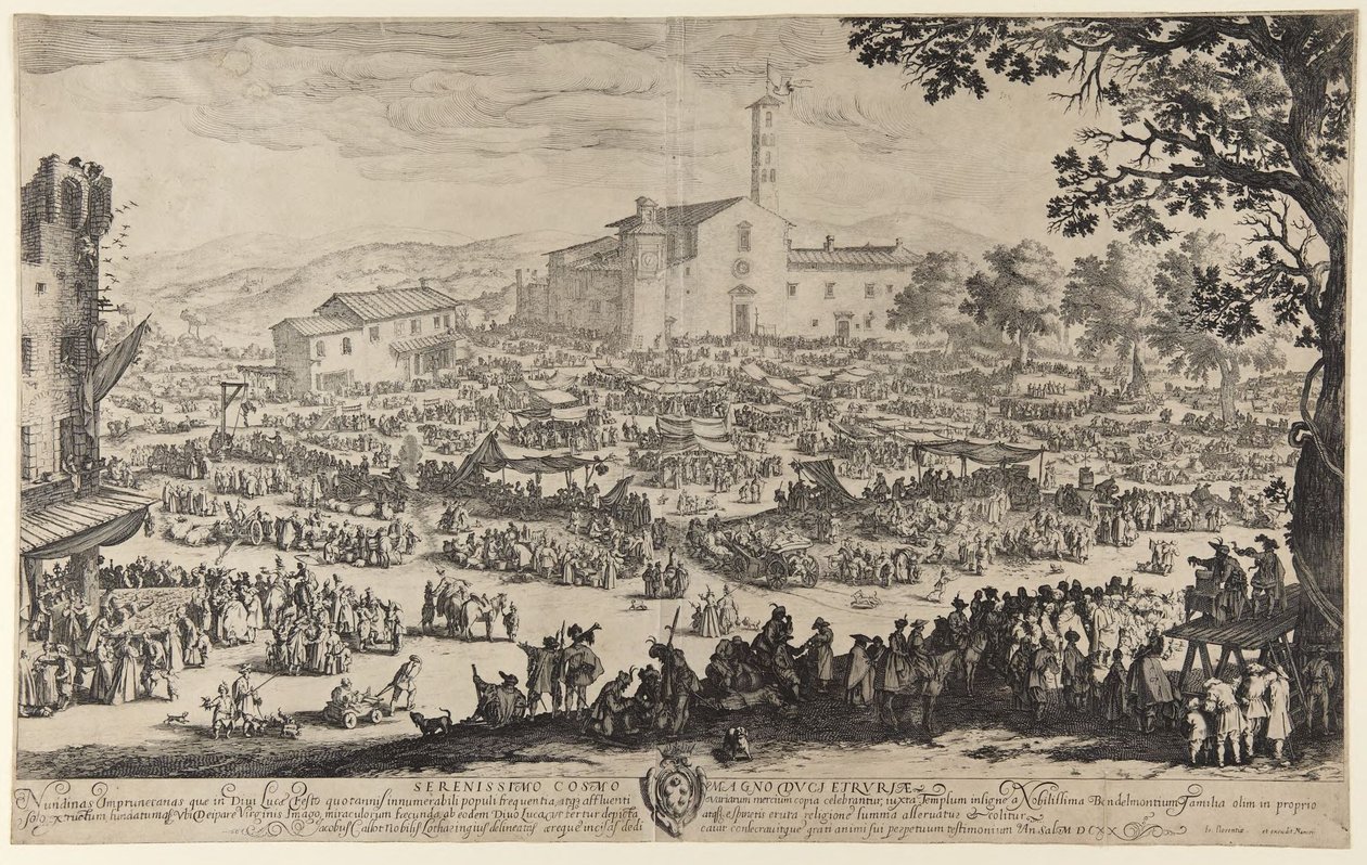 Imprunetan markkinat tekijältä Jacques Callot